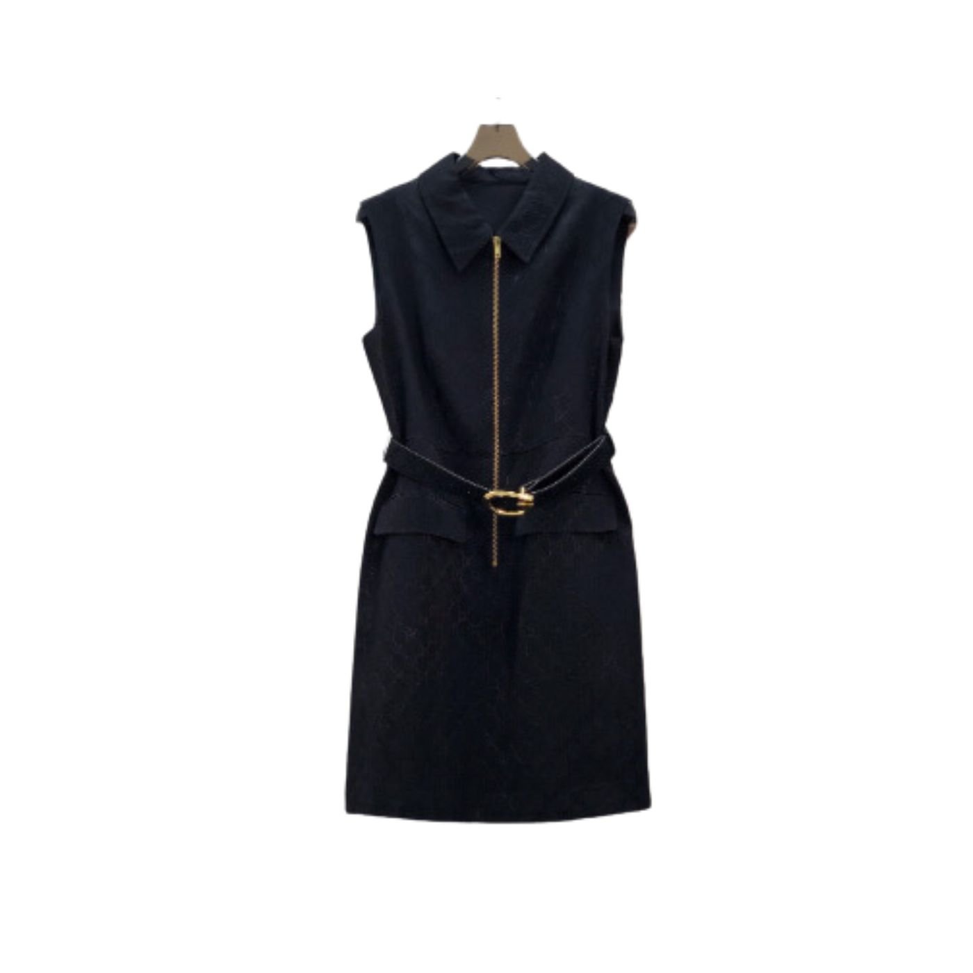 Belt-Sleeveless-Dress-Black-7.jpg Belt Sleeveless Dress Black 7