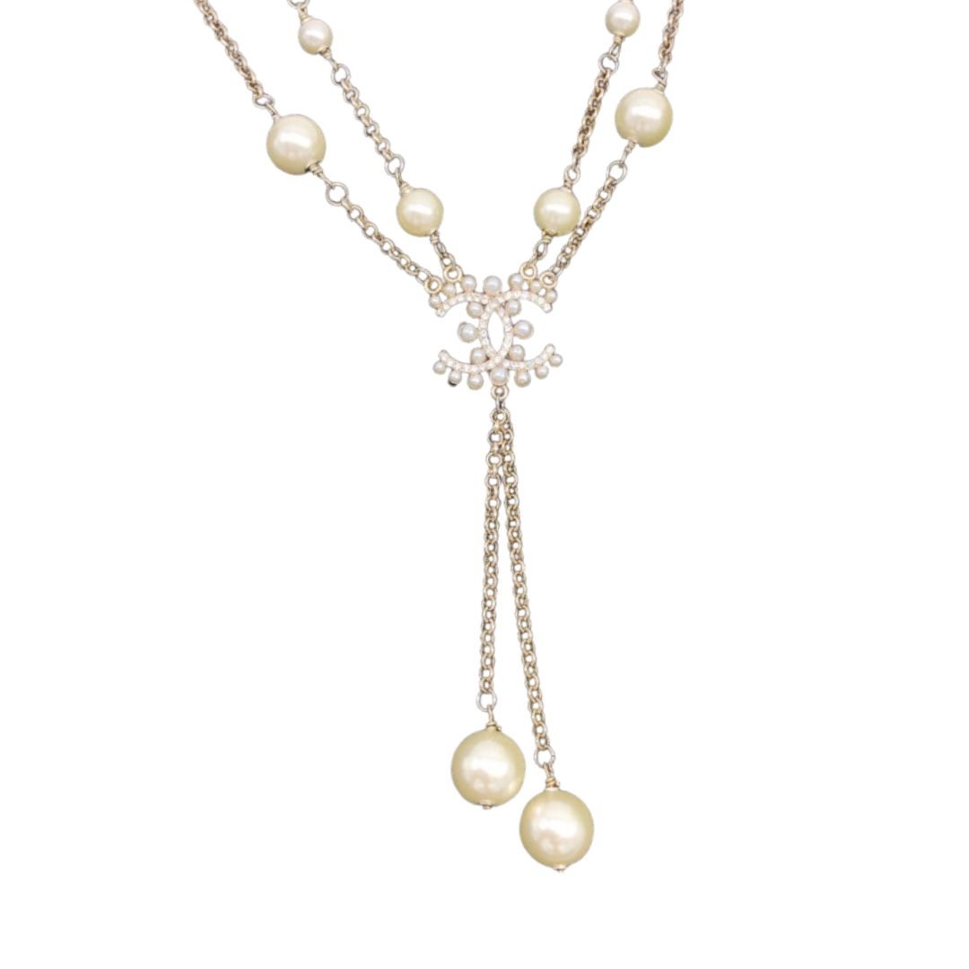 Chanel-Pearl-Double-C-Rice-Beads-Large-And-Small-Necklace-1.jpg Chanel Pearl Double C Rice Beads Large And Small Necklace 1