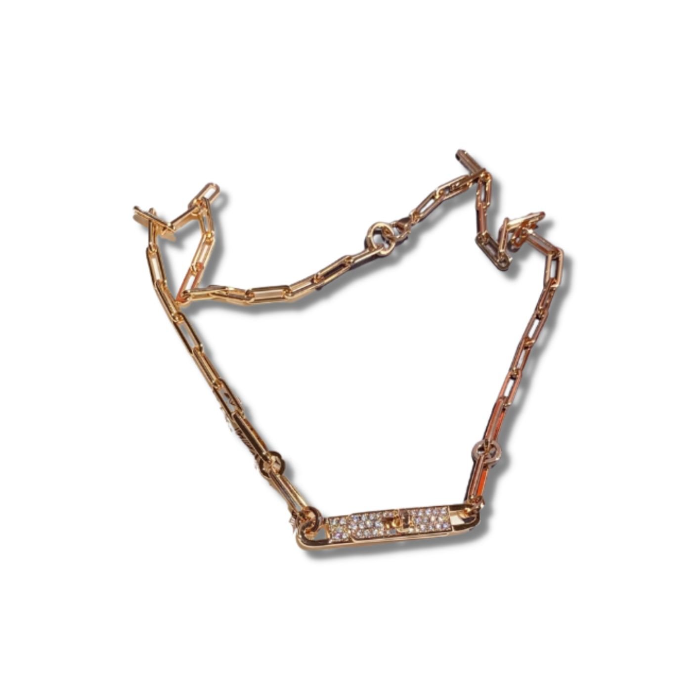 Diamond-Pave-Kelly-Chaine-Choker-Necklace.jpg Diamond Pave Kelly Chaine Choker Necklace