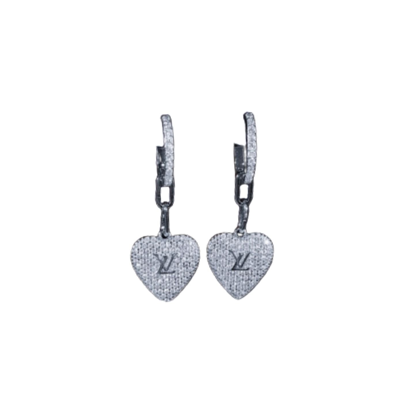 Engraving-LV-Signature-Twinkle-Earrings-Silver-Tone-1.jpg Engraving LV Signature Twinkle Earrings Silver Tone 1