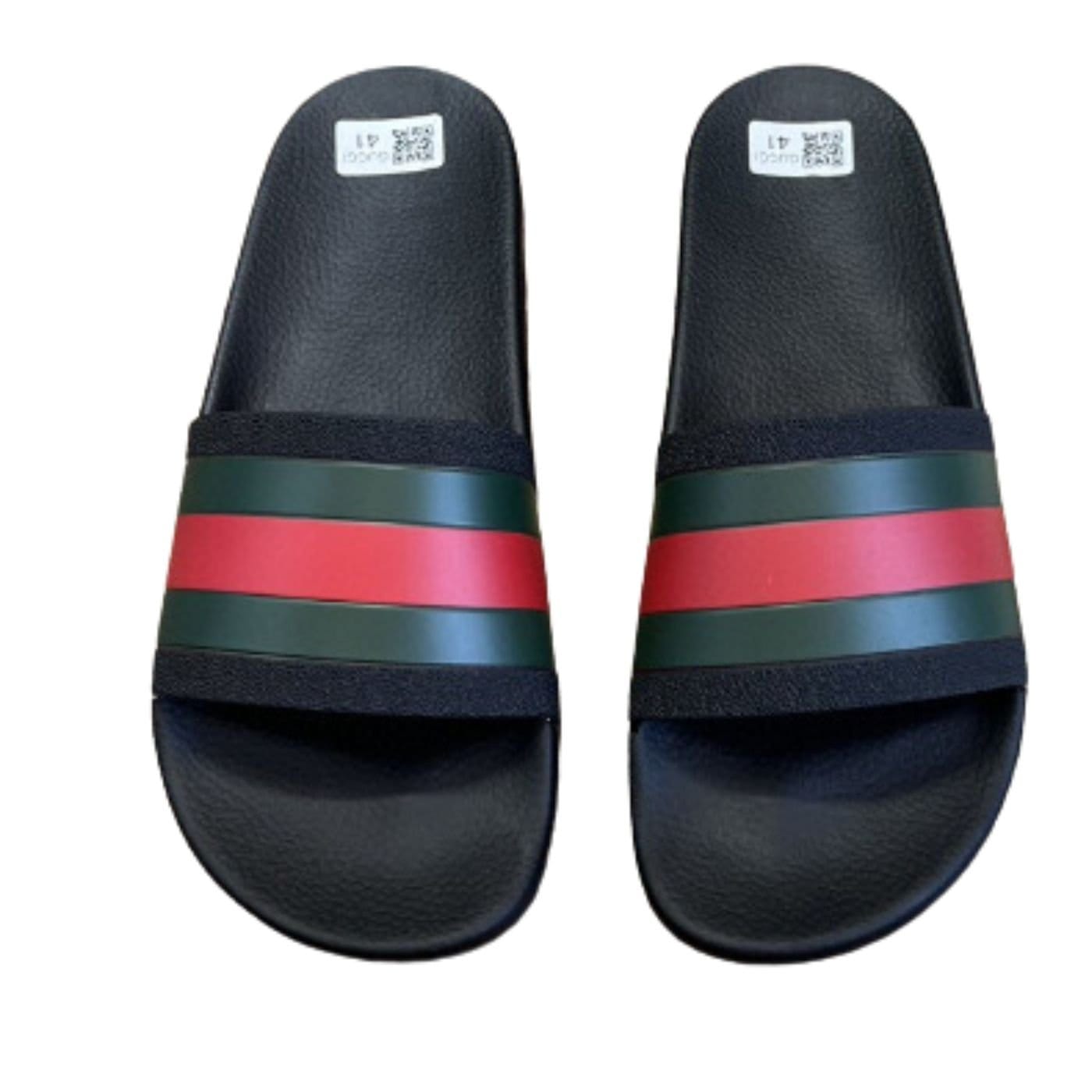 Gucci-Web-Rubber-Slide-Sandal.jpg Gucci Web Rubber Slide Sandal