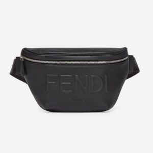 FENDI 上市男士「Basketball」篮球胶囊系列包袋:篮球,纯黑粒面皮革 5 10