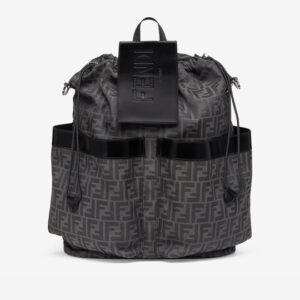 FENDI 上市男士「Basketball」篮球胶囊系列包袋:篮球,纯黑粒面皮革 8 13