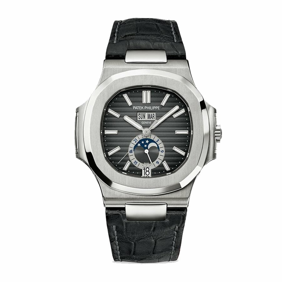patek-philippe-nautilus-grey-leather.jpg patek philippe nautilus grey leather