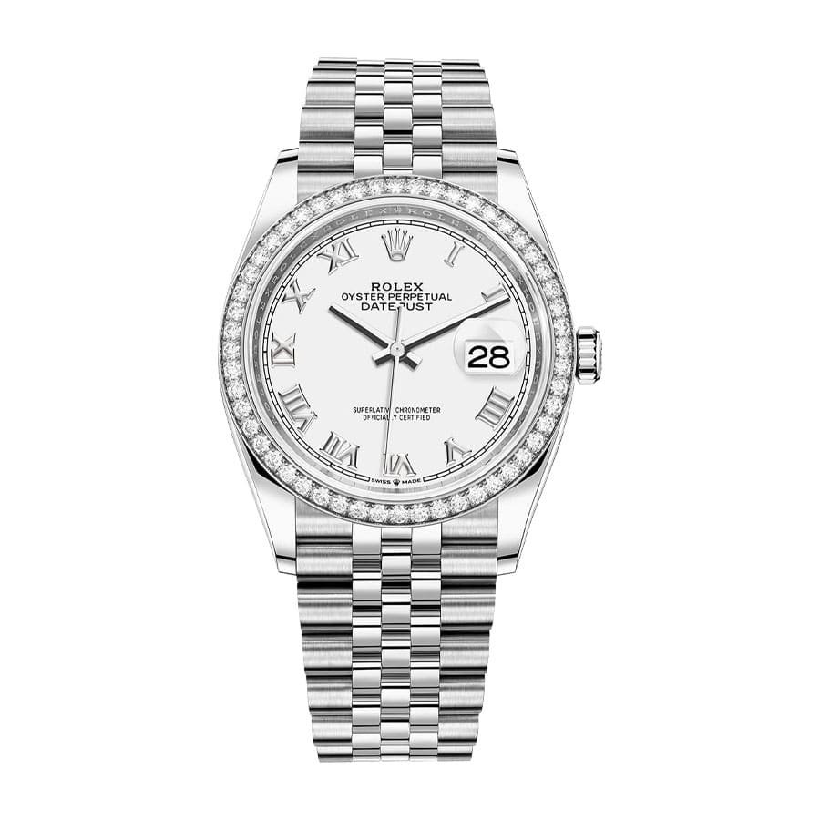 rolex-datejust-36-126284rbr-white-roman-dial-jubilee-replica.jpg rolex datejust 36 126284rbr white roman dial jubilee replica