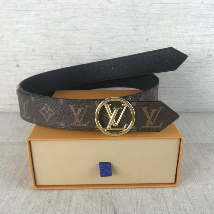 路易威登 LV Circle 双面腰带 Monogram 帆布，LV 女士腰带 M0564U