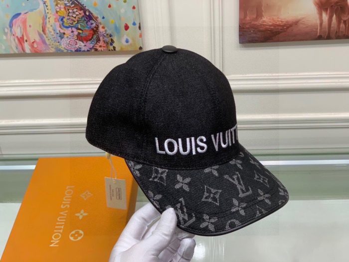 Louis Vuitton Be My 帽子 黑色 LV 帽子