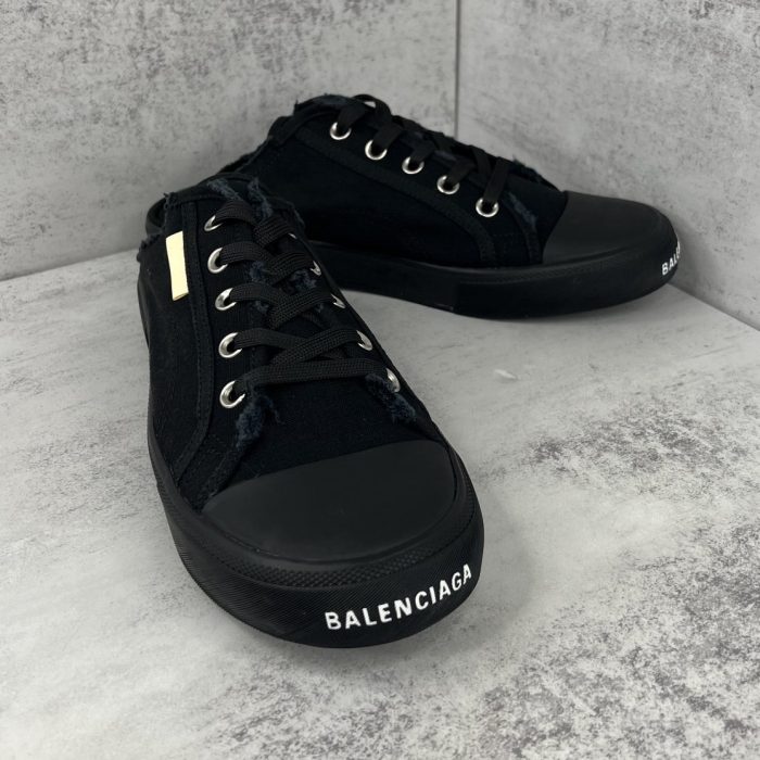 复刻巴黎世家（Balenciaga） Paris 男士穆勒黑色运动鞋