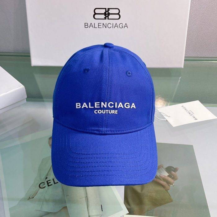 Balenciaga 蓝色徽标棒球帽