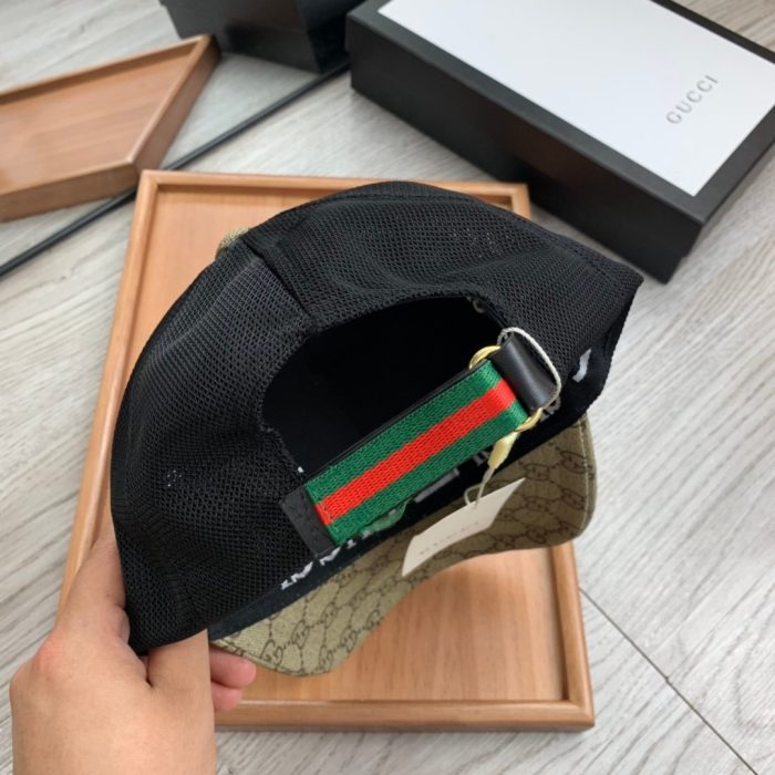 Gucci GG 帆布棒球帽黑色