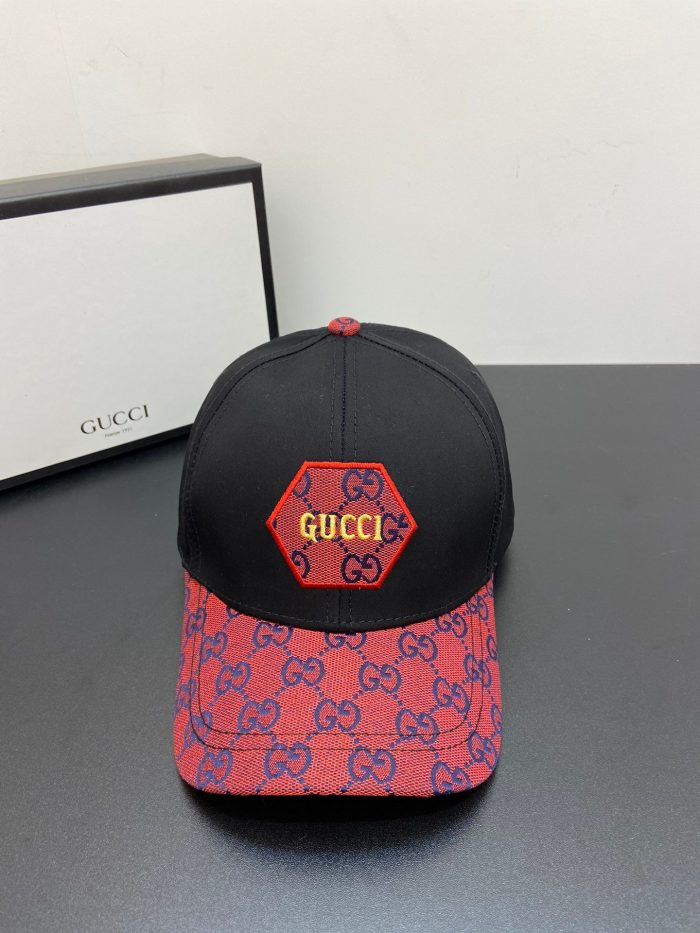 Gucci GG 棒球帽 黑色 GG 帽子