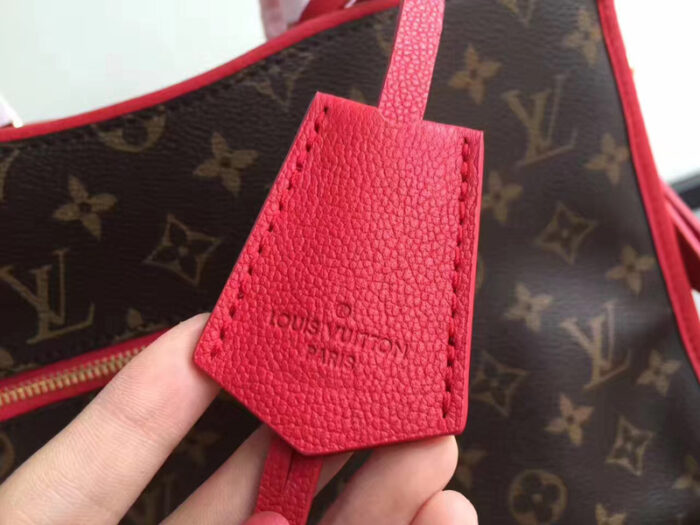 高仿LV2017新款老花拼色女包 LV手提包