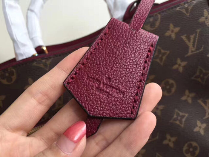 高仿LV2017新款老花拼色女包 LV手提包