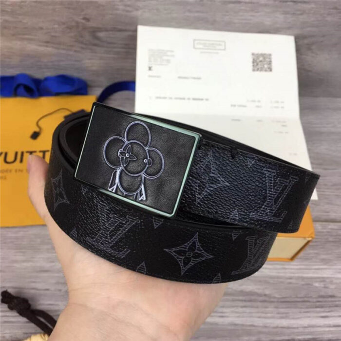 高仿LV皮带 原单品质 专柜新包装 进口牛皮 手工缝线 吉祥物