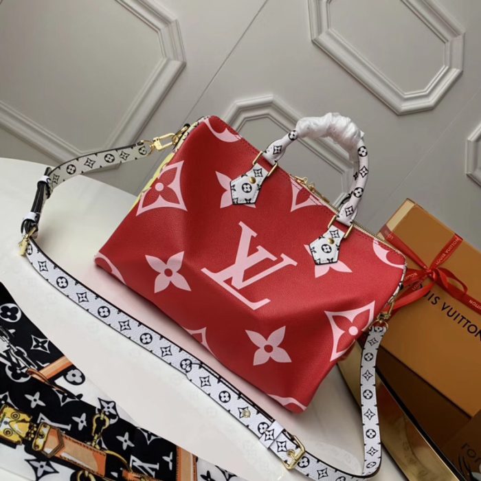 高仿LV枕头包 红色