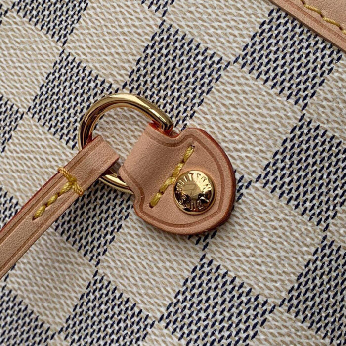 高仿LV NEVERFULL 大号手袋 LV购物袋白格 LV子母包 大号