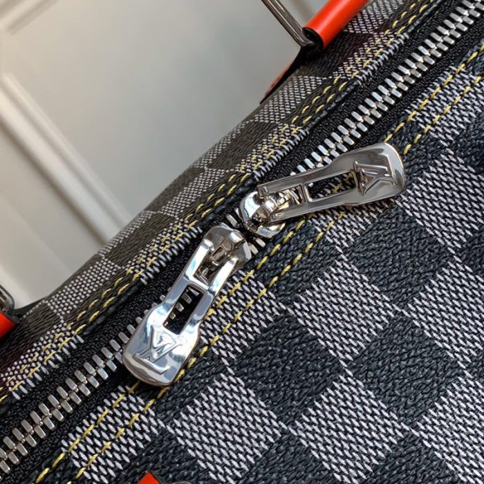 高仿LV SPEEDY BANDOULIERE 30 手袋 LVDa帆布枕头包