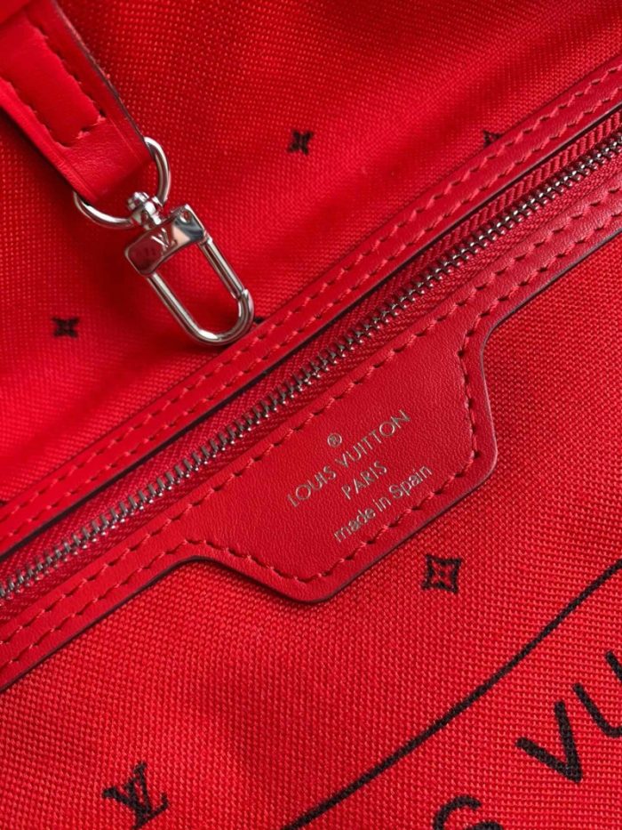 高仿LV NEVERFULL 中号手袋 2020新款日本绞染工艺女包 红色