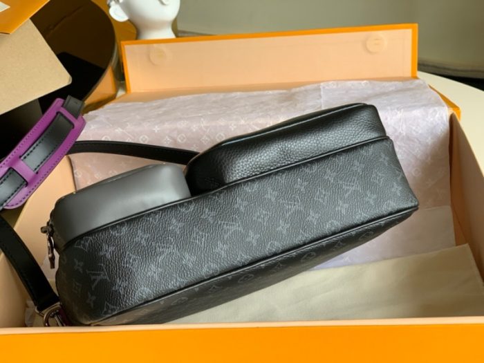 高仿LV 邮差包 Eclipse 帆布男包