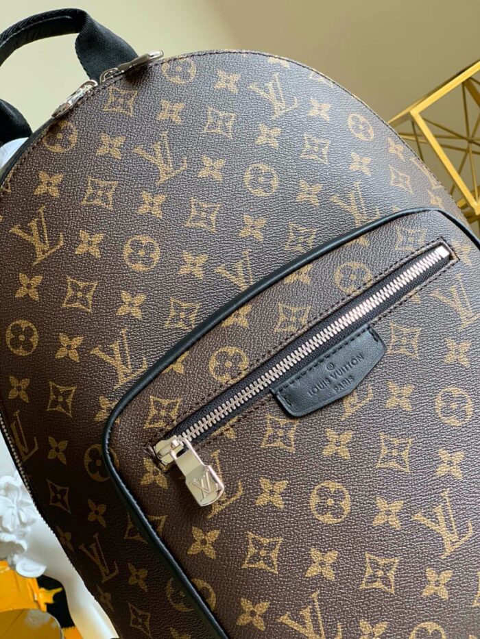 高仿LV JOSH 双肩包 Macassar涂层帆布背包