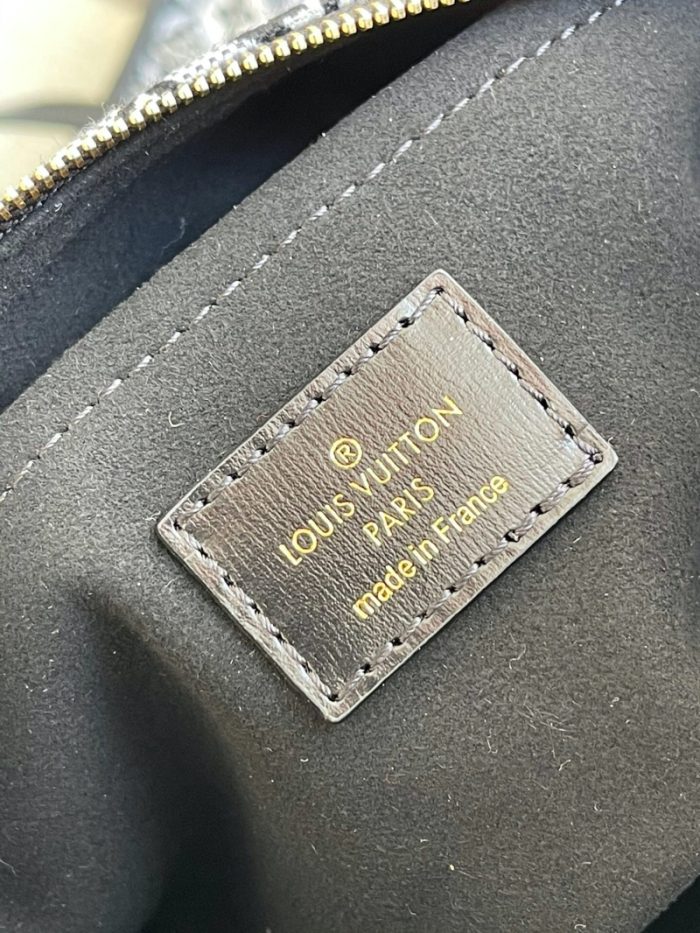 高仿LV NEVERFULL 中号手袋 1854系列妈咪包购物袋 灰色