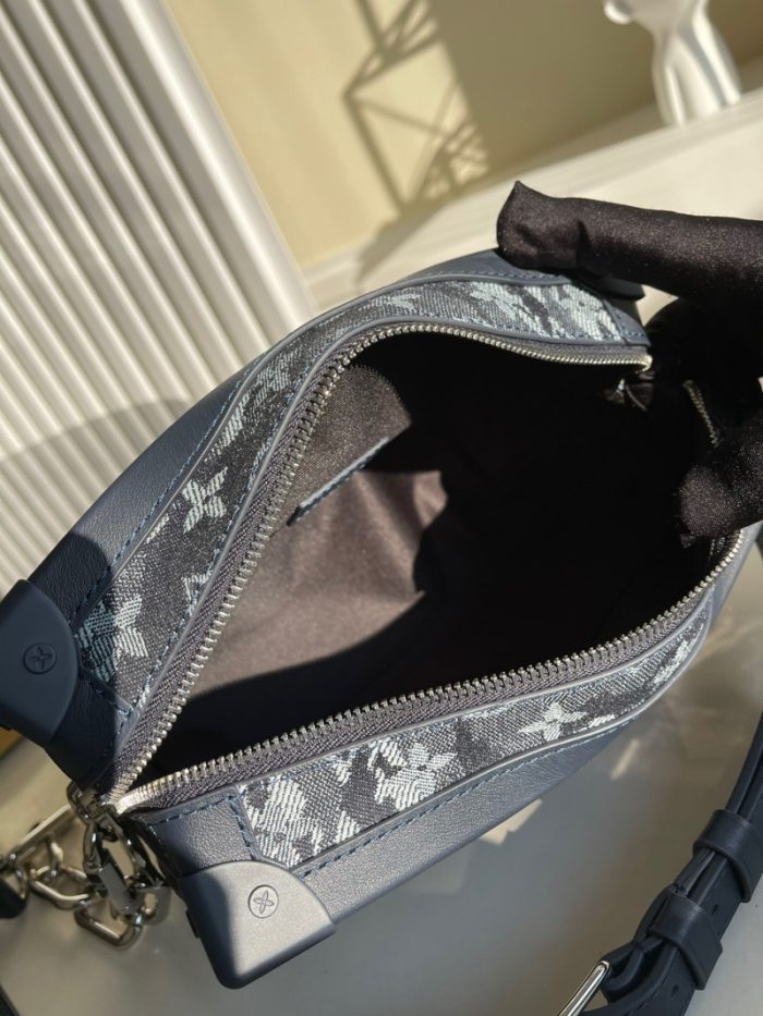 高仿LV SOFT TRUNK 链条包 Tapestry 帆布盒子包