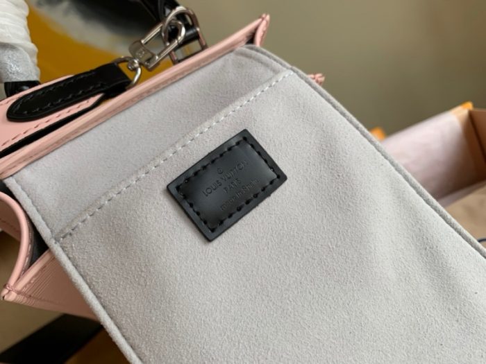 高仿LV PETIT SAC PLAT 手袋 Epi 皮革托特包 粉色