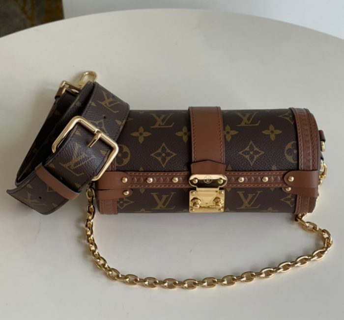 高仿LV PAPILLON TRUNK 手袋 巴比龙圆桶包
