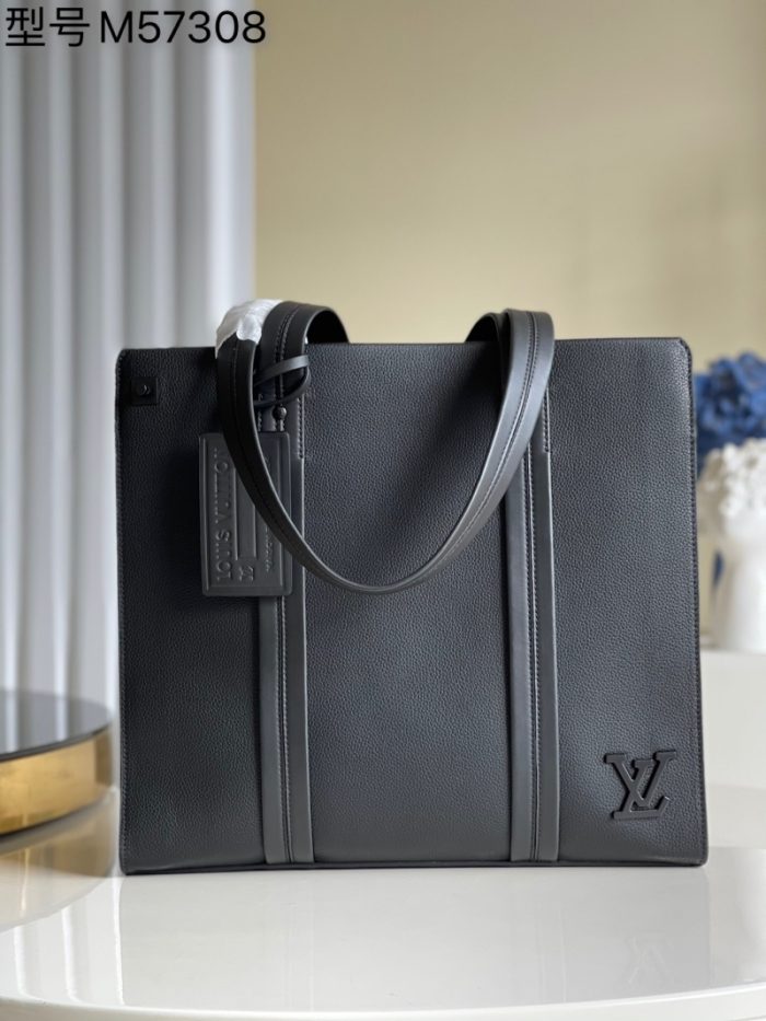 高仿LV TAKEOFF TOTE 手袋 Aerogra牛皮革单肩手提公文包
