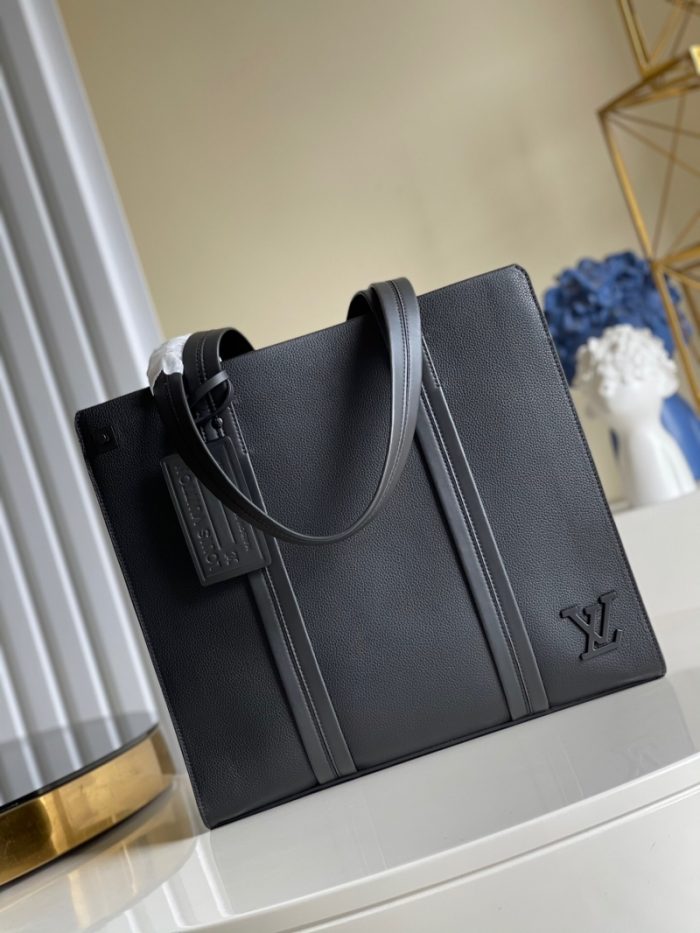 高仿LV TAKEOFF TOTE 手袋 Aerogra牛皮革单肩手提公文包