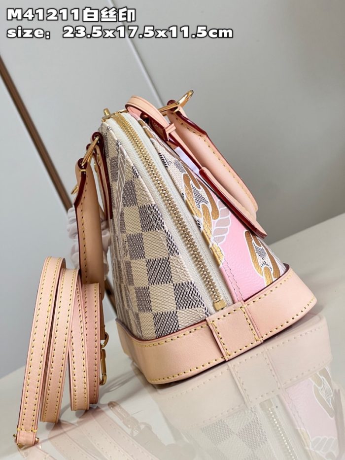 高仿LV Nautical 系列 ALBB 手袋 LV航海印花贝壳包