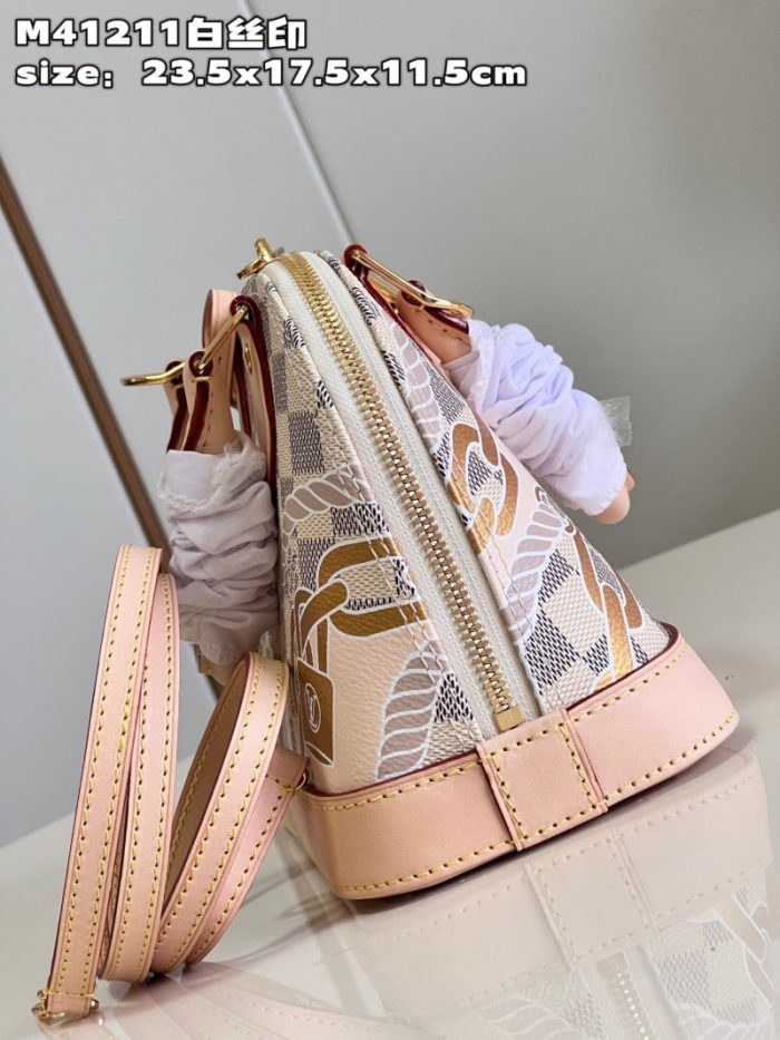 高仿LV Nautical 系列 ALBB 手袋 LV航海印花贝壳包