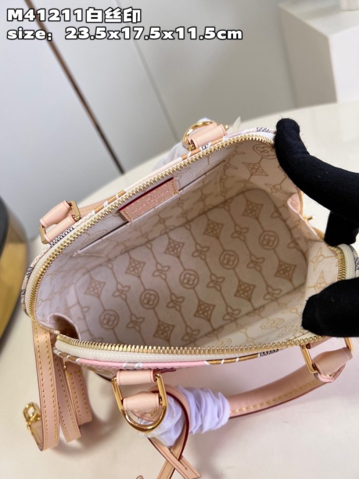 高仿LV Nautical 系列 ALBB 手袋 LV航海印花贝壳包