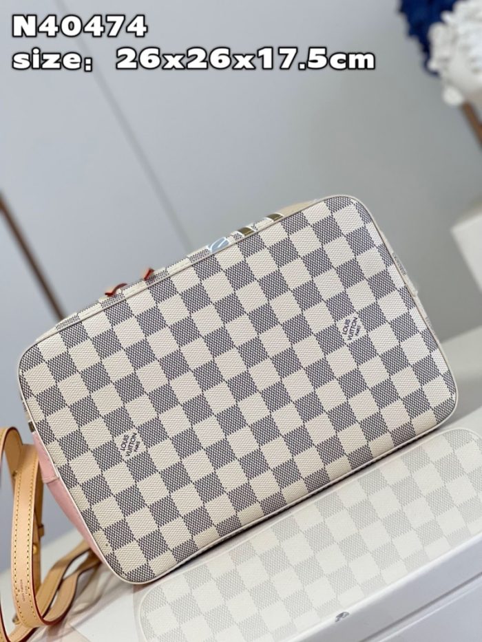 高仿LV Nautical 系列 NEONOE 中号手袋 LV航海印花水桶包