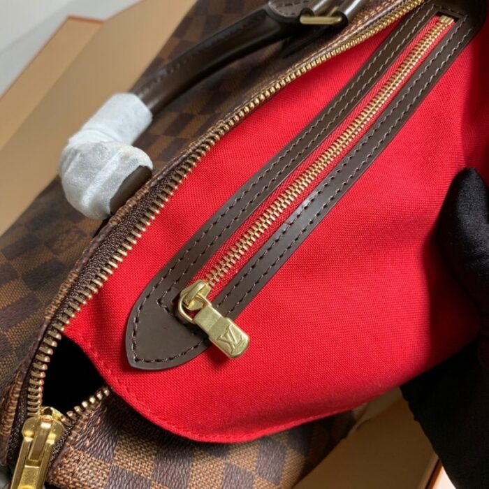 高仿LV Speedy 30 手袋（无肩带）DaEbene 涂层帆布 LV枕头包