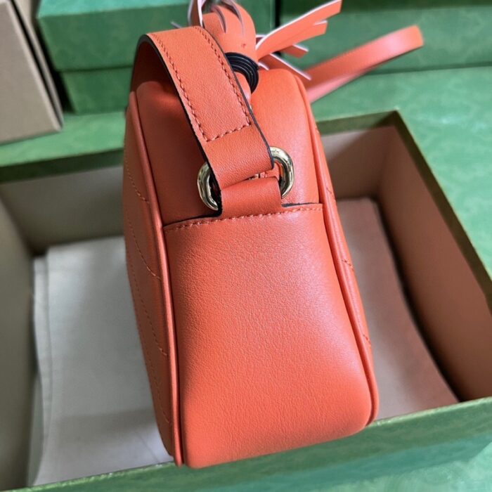 高仿742360 古驰Gucci Blondie系列小号肩背包 2023年新款斜挎单肩包 橙色