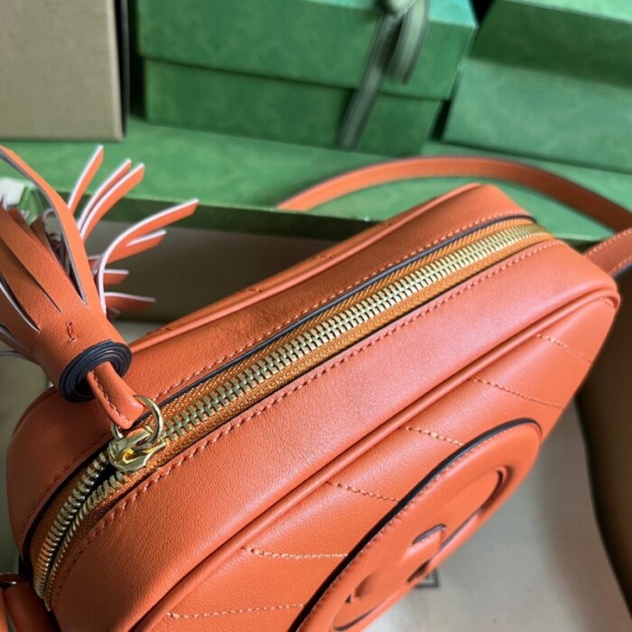 高仿742360 古驰Gucci Blondie系列小号肩背包 2023年新款斜挎单肩包 橙色