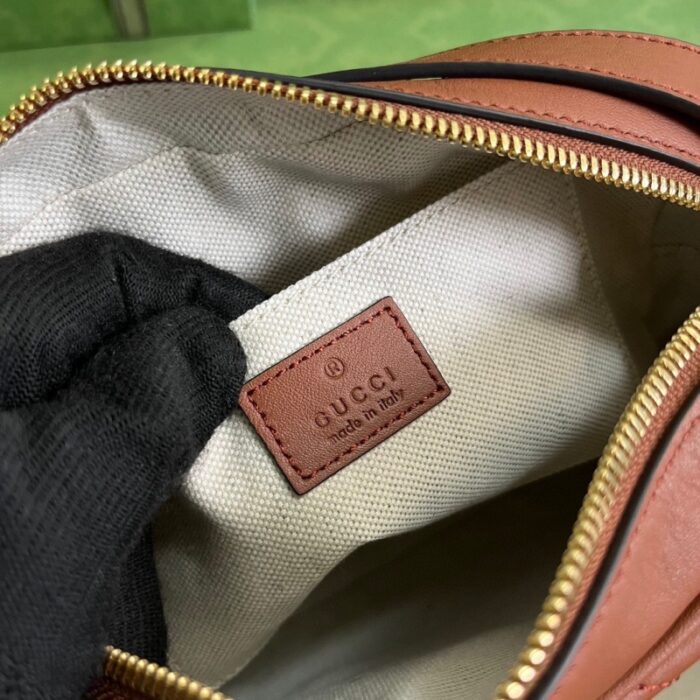 高仿742360 古驰Gucci Blondie系列小号肩背包 2023年新款斜挎单肩包 棕色