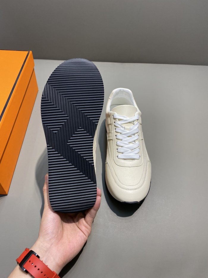 Hermes Chris 男士 白色运动鞋 H211938ZH90400