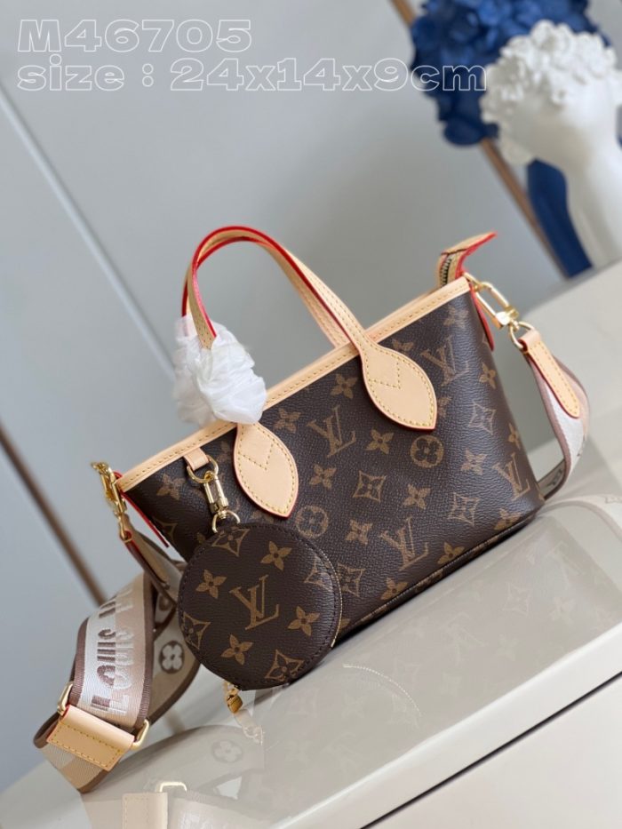 高仿LV Neverfull BB手袋 2023新款迷你小号购物袋