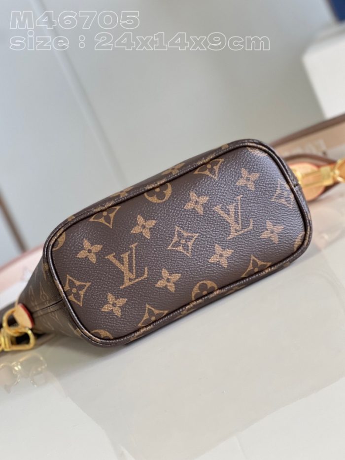 高仿LV Neverfull BB手袋 2023新款迷你小号购物袋