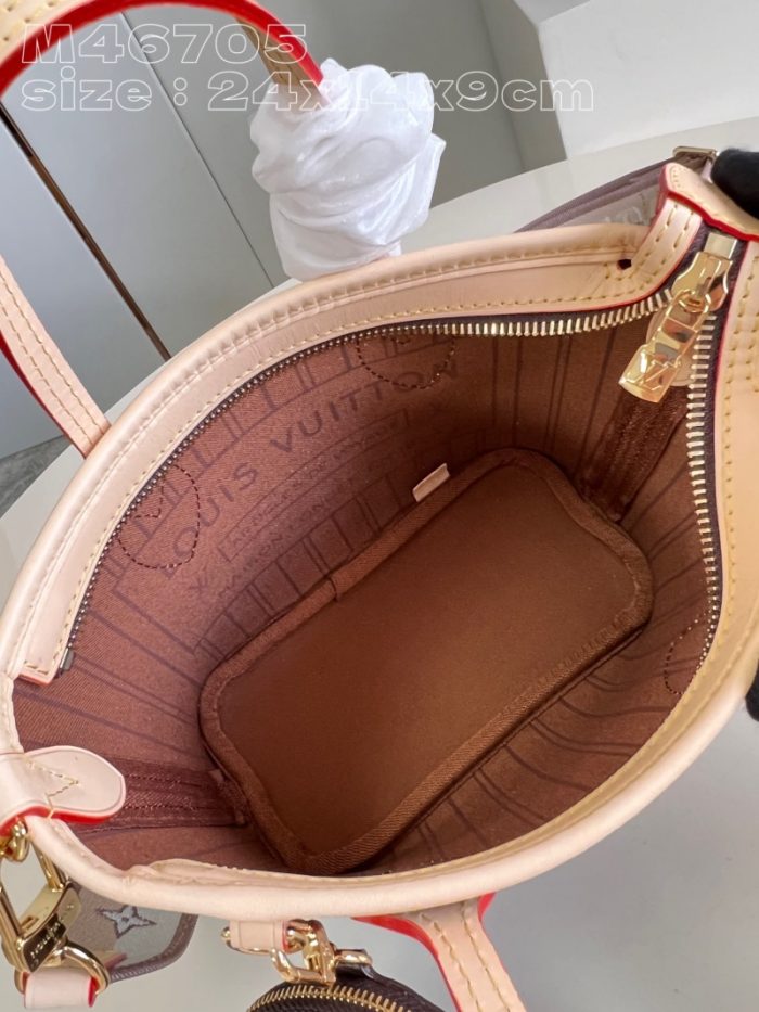 高仿LV Neverfull BB手袋 2023新款迷你小号购物袋
