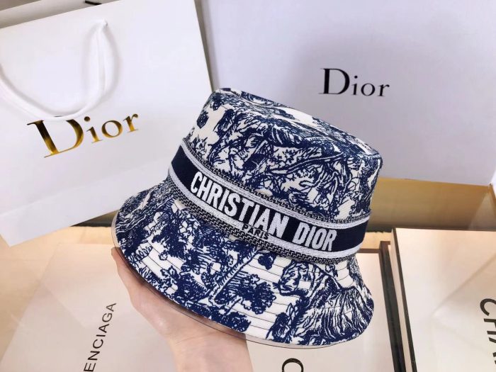 Christian Dior Jack Dior 多色渔夫帽