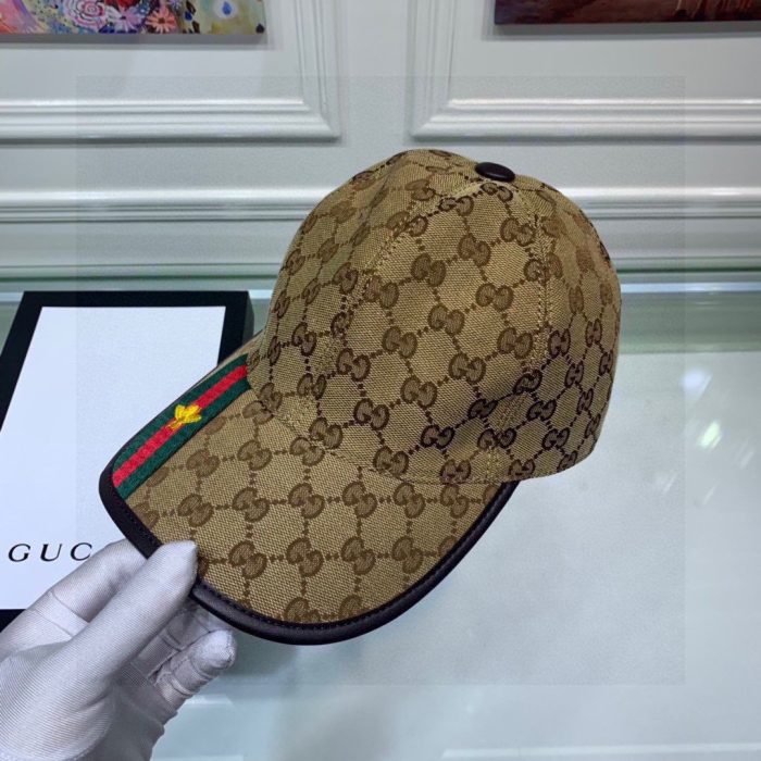 Gucci GG 棒球帽 米色 GG 帽子