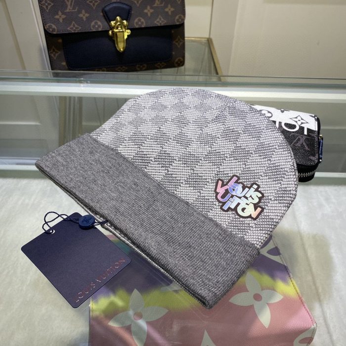 Louis Vuitton 灰色 LV 头饰无檐小便帽