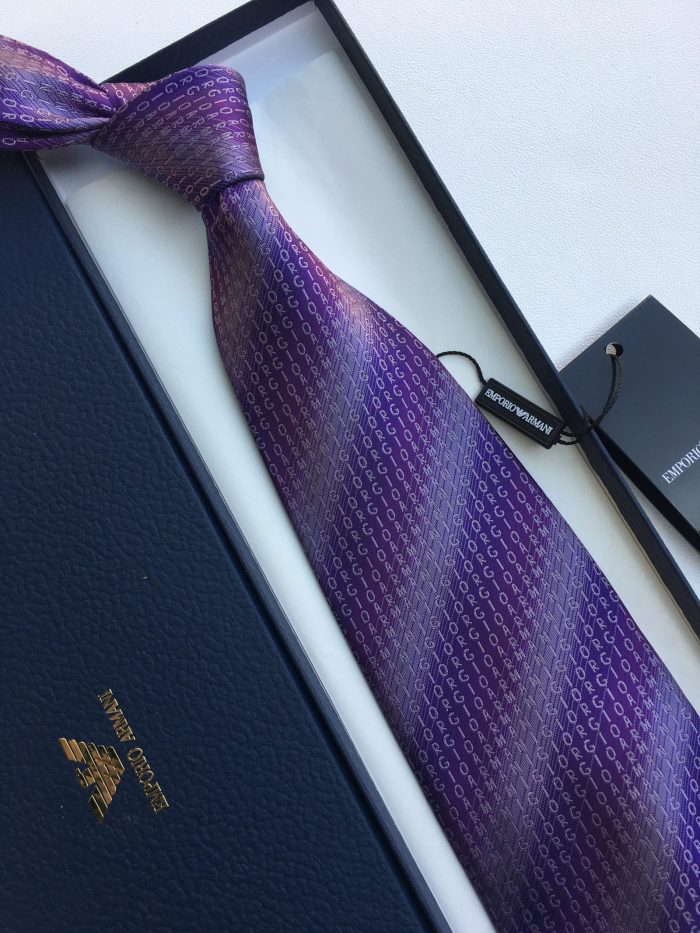 Armani 领带 紫罗兰色 Armani 男士领带