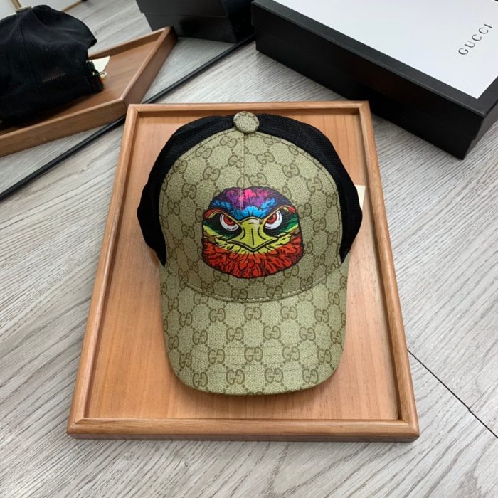 Gucci GG 帆布棒球帽米色