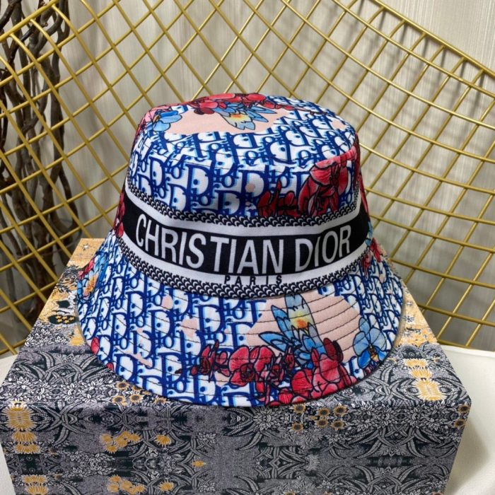 Christian Dior Jack Dior 多色渔夫帽