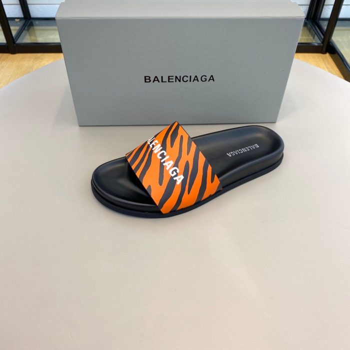 Balenciaga 男士拖鞋橙色