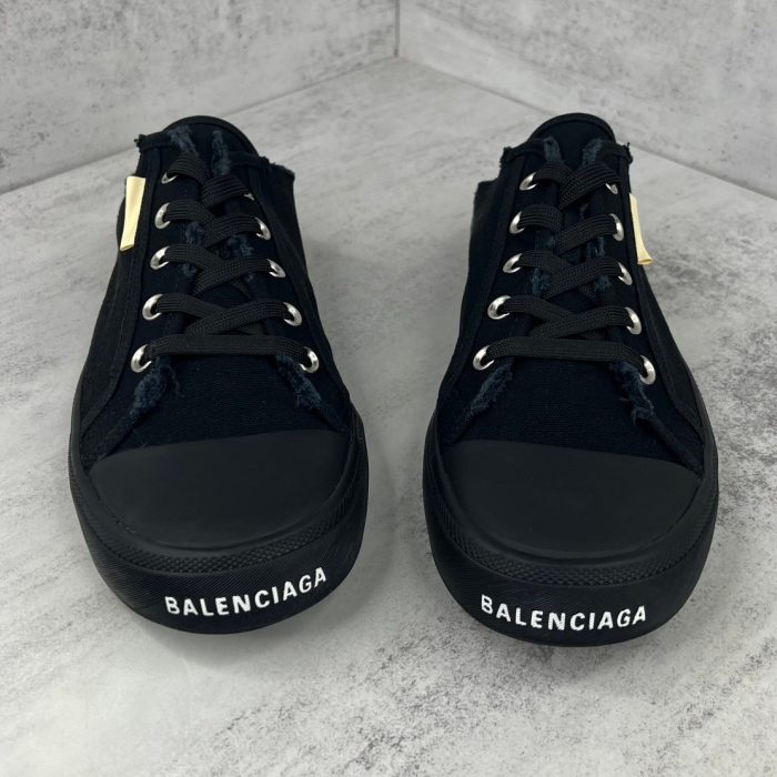 复刻巴黎世家（Balenciaga） Paris 男士穆勒黑色运动鞋